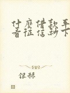 什么借款平台不看征信秒下款2020