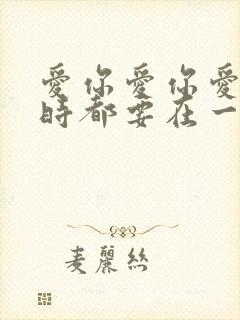 爱你爱你爱你随时都要在一起歌词