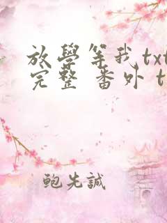 放学等我txt完整 番外 txt