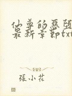 仙尊的恶堕小说最新章节txt