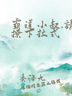 霸道小叔,请轻撩下拉式