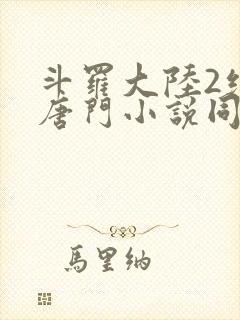 斗罗大陆2绝世唐门小说同人
