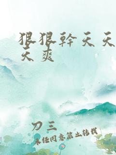 狠狠干天天操天天爽