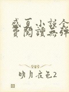 盛夏小说全文免费阅读无弹窗