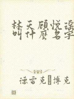 林天顾悦瑶小说叫什么名字