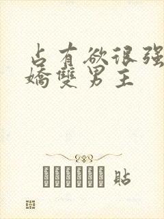 占有欲很强的病娇双男主