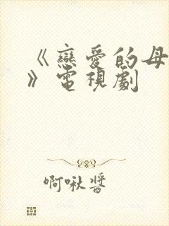 《恋爱的母亲们》电视剧