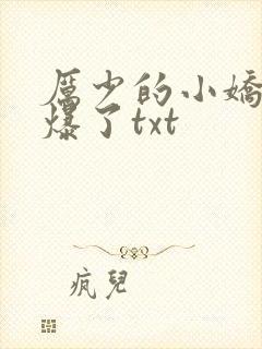 厉少的小娇妻甜爆了txt