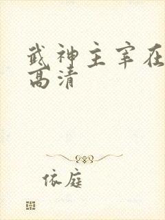 武神主宰在线看高清
