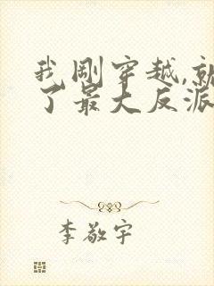 我刚穿越,就成了最大反派