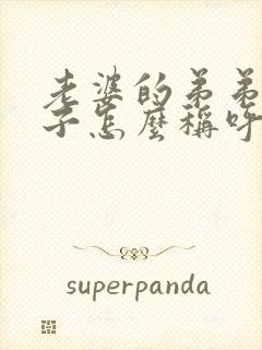 老婆的弟弟的孩子怎么称呼