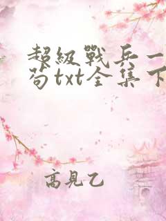 超级战兵一丝不苟txt全集下载