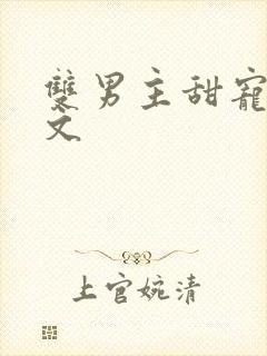 双男主甜宠生子文