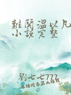 难哄温以凡桑延小说完整