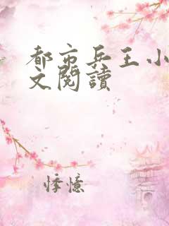 都市兵王小说全文阅读