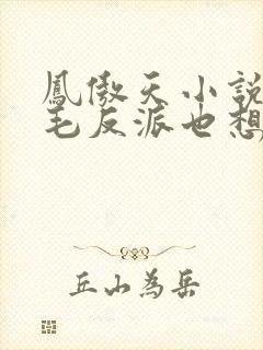 凤傲天小说里黄毛反派也想要幸福