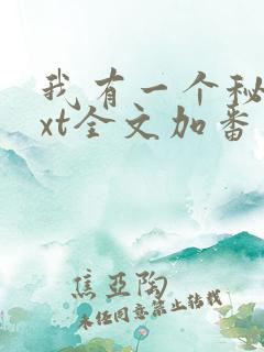 我有一个秘密txt全文加番外