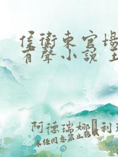 侯卫东官场笔记有声小说 王明君