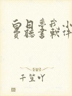 白日梦我小说免费听书软件