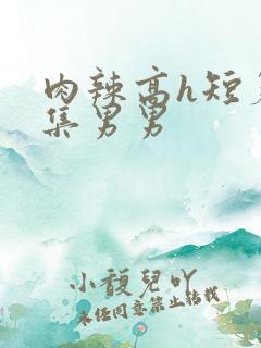 肉辣高h短篇合集男男