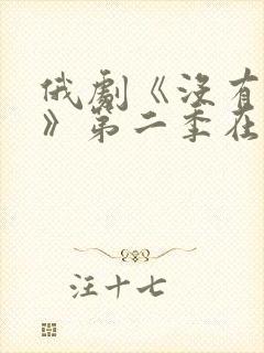 俄剧《没有原则》第二季在线观看