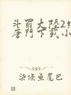 斗罗大陆2绝世唐门下载小说