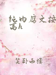 纯肉腐文按摩器高h