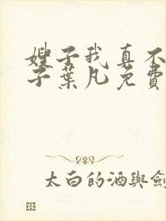 嫂子我真不是傻子叶凡免费