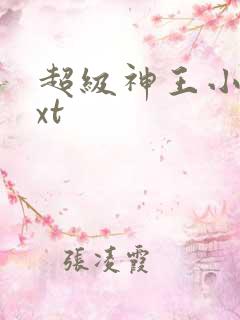 超级神王小说txt