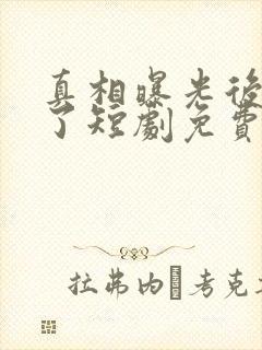 真相曝光后我笑了短剧免费观看