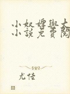 小奴婢与大少爷小说免费阅读