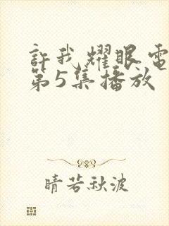 许我耀眼电视剧第5集播放