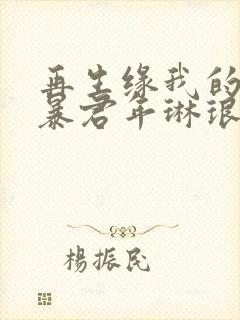 再生缘我的温柔暴君年琳琅