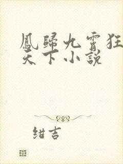 凤归九霄狂妃逆天下小说