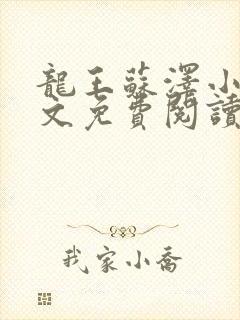 龙王苏泽小说全文免费阅读