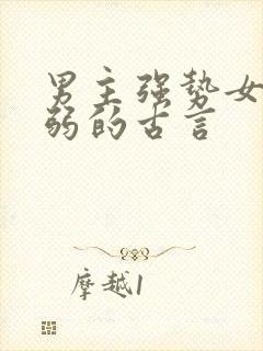 男主强势女主柔弱的古言