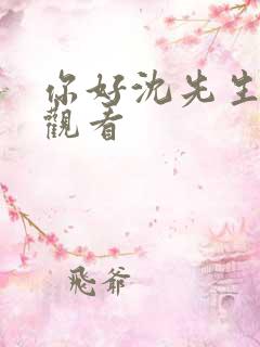 你好沈先生免费观看