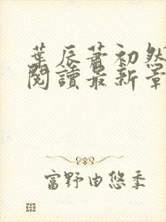 叶辰萧初然全文阅读最新章节