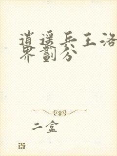 逍遥兵王洛天境界划分