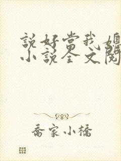 说好当我媳妇呢小说全文阅读