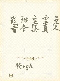 武神主宰免费观看全集真人版