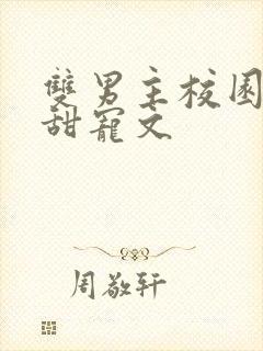 双男主校园穿书甜宠文