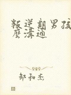 叛逆期男孩子怎么沟通