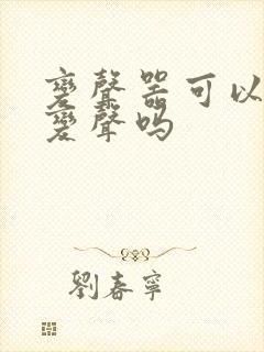 变声器可以实时变声吗