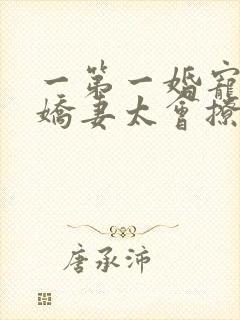 一第一婚宠厉爷娇妻太会撩