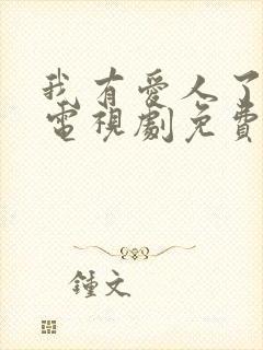 我有爱人了韩剧电视剧免费观看