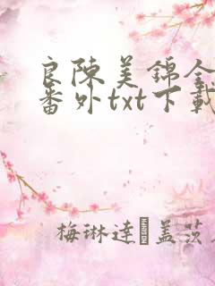 良陈美锦全文加番外txt下载