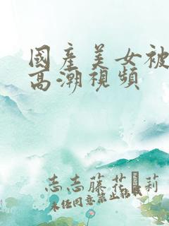 国产美女被爽到高潮视频