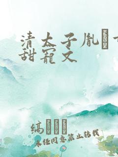 清太子胤礽重生甜宠文