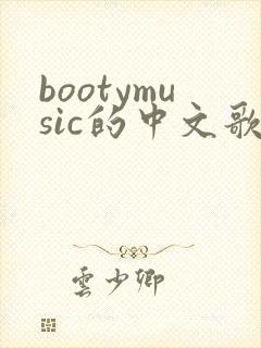 bootymusic的中文歌词